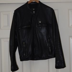 Black Leather Motorcycle Jacket